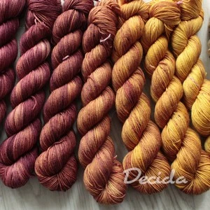 Fade set "Gold Burgundy" 350g -  merino sw 400m/100g