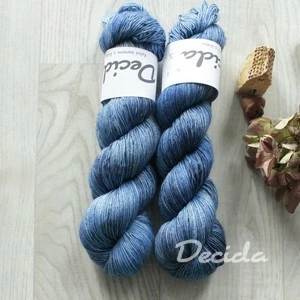 "Sky blue" merino/hedvábí 70/30 400m jednonitka 