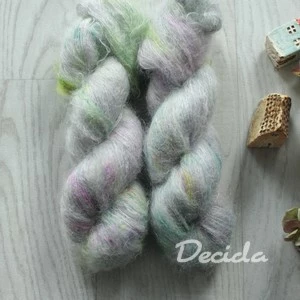 "Grey Unicorn" - NOVINKA 75%mohér/25%hedvábí 50g