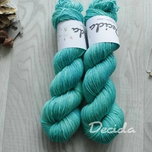 "Mint love" Merino/hedvábí 4mm