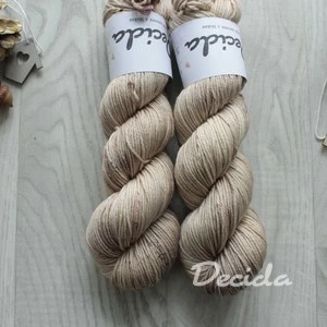 "Pale camel" Merino/hedvábí 4mm