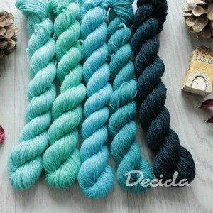 "Minis set 10" 5x20g - EXTRA Merino sw/polyamid 365m/100g