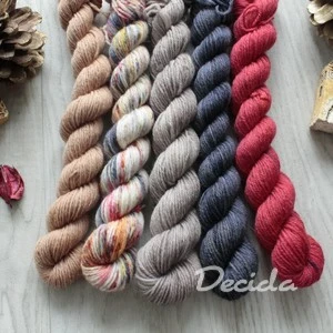 "Minis set 13" 5x20g - EXTRA Merino sw/polyamid 365m/100g