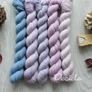 "Minis set 17" 5x20g - EXTRA Merino sw/polyamid 365m/100g