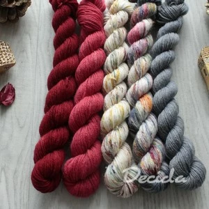 "Minis set 19" 5x20g - EXTRA Merino sw/polyamid 365m/100g