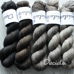 Fade set "Brown Darkness" 500g- extra MERINO se sw 3mm