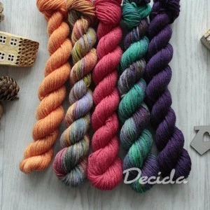 "Minis set 21" 5x20g - EXTRA Merino sw/polyamid 365m/100g