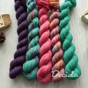 "Minis set 28" 5x20g - EXTRA Merino sw/polyamid 365m/100g