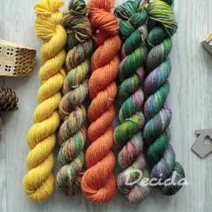 "Minis set 29" 5x20g - EXTRA Merino sw/polyamid 365m/100g