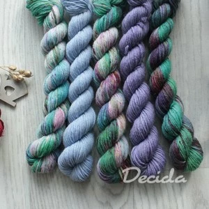 "Minis set 31" 5x20g - EXTRA Merino sw/polyamid 365m/100g