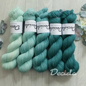 "Teal"- fade set 500g BFL sw 400m