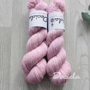 "Dream pink" - Single 90% Merino/10% Len 366m