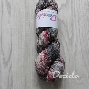 "Black berries" - efektní merino SLUB