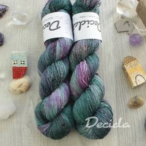 "Luční víla" - Single 90% Merino/10% Len 366m