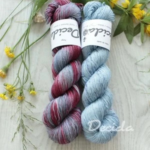 "Set 2" 200g - 80% merino 20% hedvábí 360m