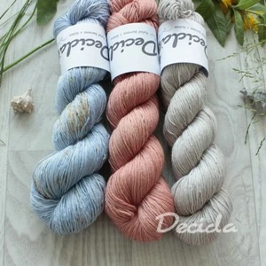 "Set 25" 300g - 80% Merino 20% hedvábí 3mm (360m)