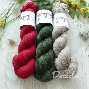 "Set 33" 300g - MIX materiálů (merino/hedvábí)