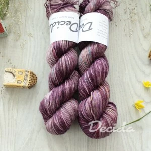 "Burgundy Summer" Merino/hedvábí 4mm