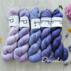 Fade set "Purple Dream" - 500g merino/hedvábí 50/50 400m