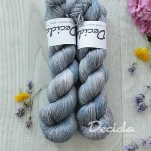 "Grey Light" - merino/hedvábí 50/50 400m