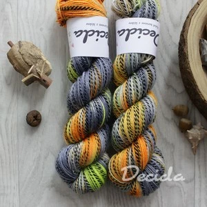 "Yellow Ween" - ZEBRA Merino sw/nylon 400m/100g