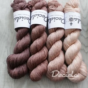"Set 39" 400g - 80% Merino 20% hedvábí 3mm (360m)