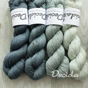 "Set 40" 400g - 80% Merino 20% hedvábí 3mm (360m)