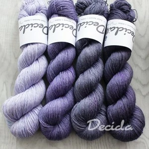 "Set 41" 400g - 80% Merino 20% hedvábí 3mm (360m)