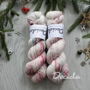 "Vánoční girlanda - Sugar" - EXTRA Merino sw/polyamid 365m/100g