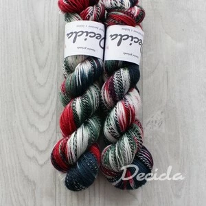 "Vánoční girlanda" - ZEBRA Merino sw/nylon 400m/100g