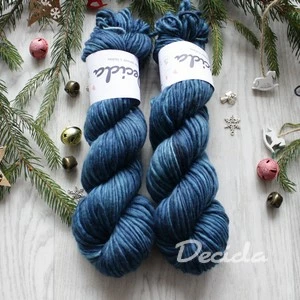 "Cobalt" extra MERINO Thick and Thin 100m