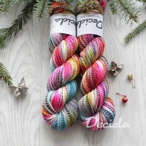 "Hot Neon Balm" - ZEBRA Merino sw/nylon 400m/100g