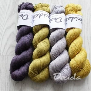 "Set 45" 400g - Extra merino sw 365m a Merino s hedvábím 