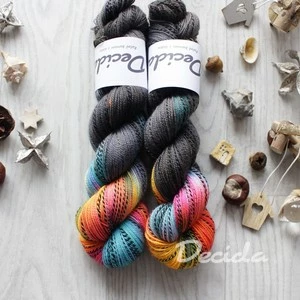 "Night colours" - ZEBRA Merino sw/nylon 400m/100g