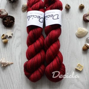 "Red" - ZEBRA Merino sw/nylon 400m/100g