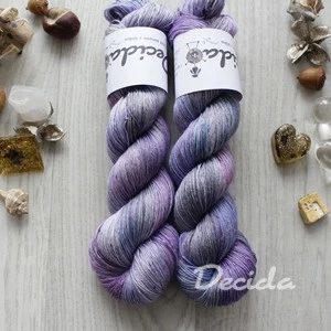 "Clair de lune" Merino/hedvábí 3mm