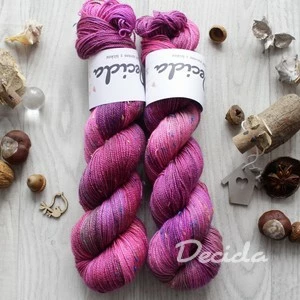 "Keya" -  85% merino sw a 15% donegal nopky barevné