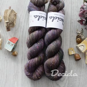 "Caravan" -  85% merino sw a 15% donegal nopky barevné