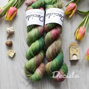 "Jaro" - 85% merino sw a 15% donegal nopky barevné