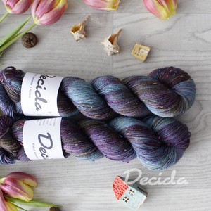 "Air" - 85% merino sw a 15% donegal nopky barevné