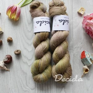 "Olive balm" 70%alpaka/10%kašmír/20%hedvábí 400m