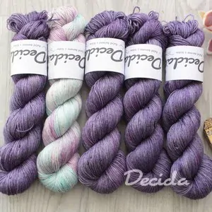 "Set 50" 100% Merino a merino/hedvábí 365m (cena za 500g)