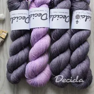 "Set 52" Merino/hedvábí 365m (cena za 100g)