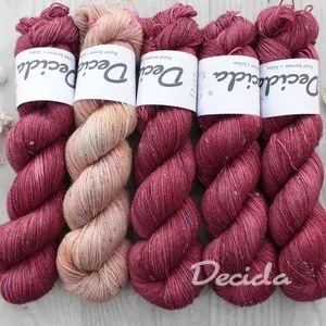 "Set 56" 85% Merino sw 15% donegal nopky (cena za 100g)