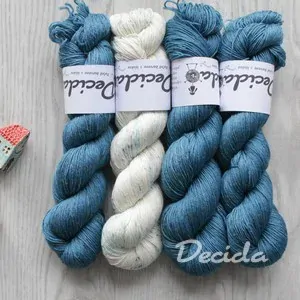 "Set 63" Merino/hedvábí 365m (cena za 100g)