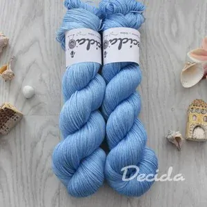 "Blue 2" - merino sw/hedvábí 50/50 400m