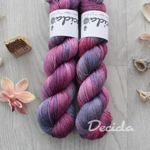 "Červánková" - merino sw/hedvábí 50/50 400m