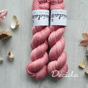 "Salmon" - merino sw/hedvábí 50/50 400m