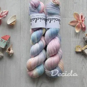 "Pastel Dream" - merino sw/hedvábí 50/50 400m
