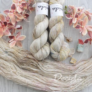 "Koření" -  80% Merino Easywash/20% Len 400m/100g